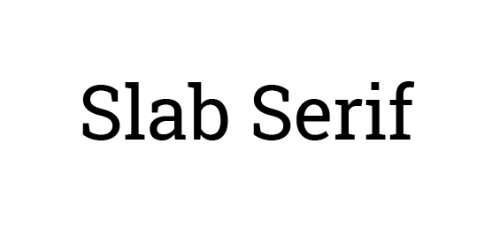 Slab Serif